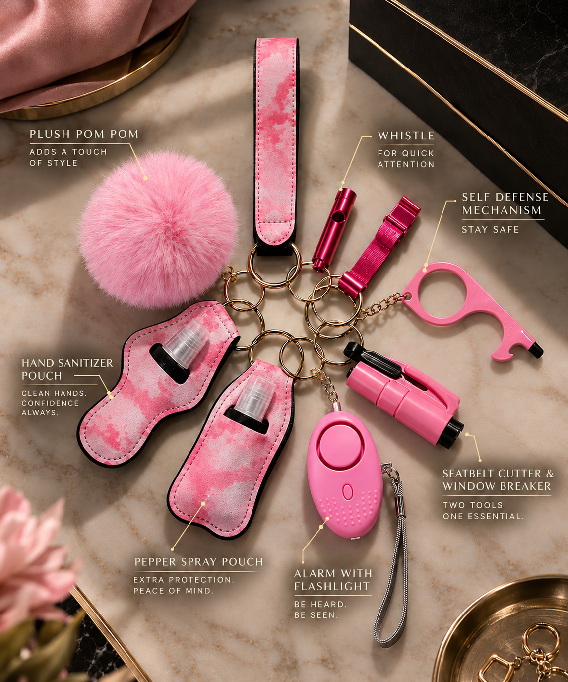 SafeHer™ Keychain